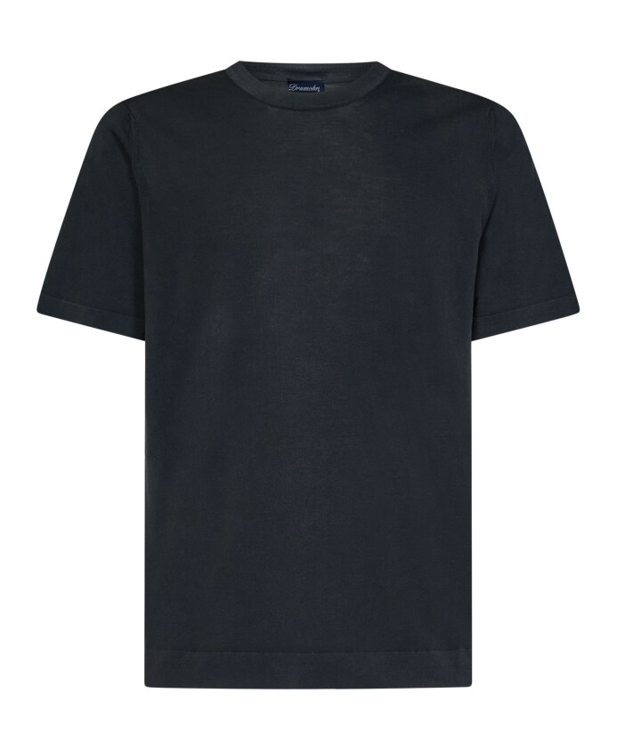 t-shirt-col-rond-noir