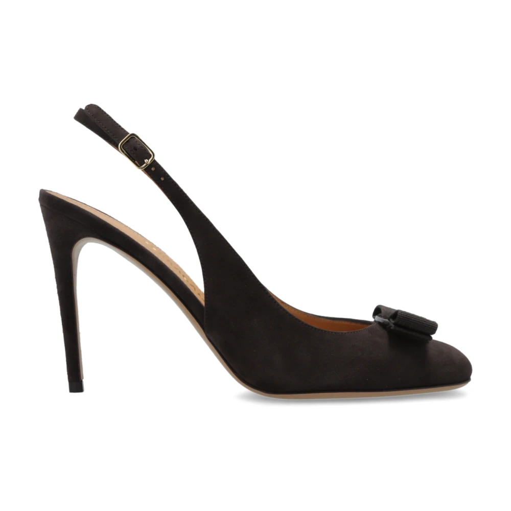 Ferragamo Women's Brown Vibily Pumps - Pumps - 4 Uk - Shoes