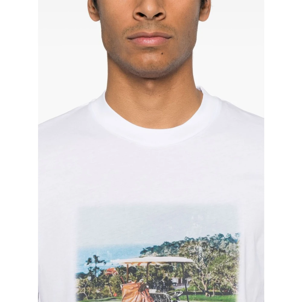 Jacob Cohën Witte T-shirts en Polos White Heren