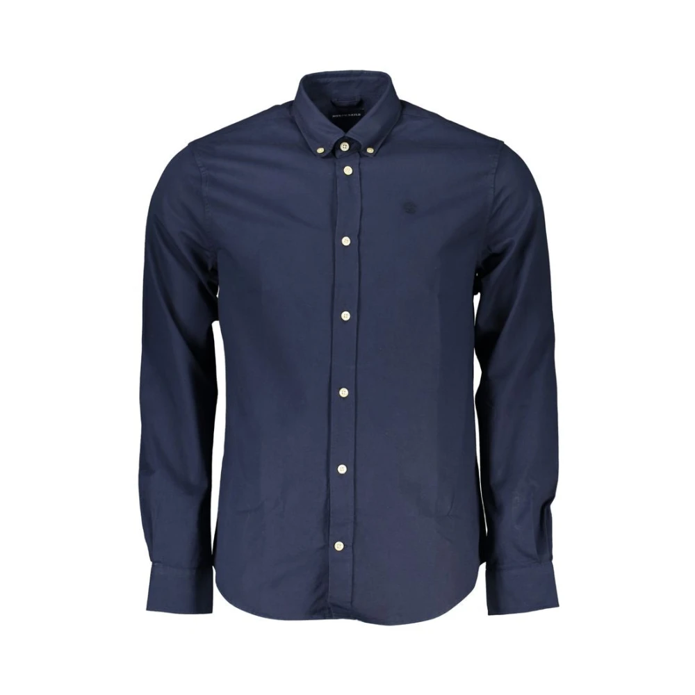 North Sails Blauw Regular Fit Overhemd met Lange Mouwen Blue Heren