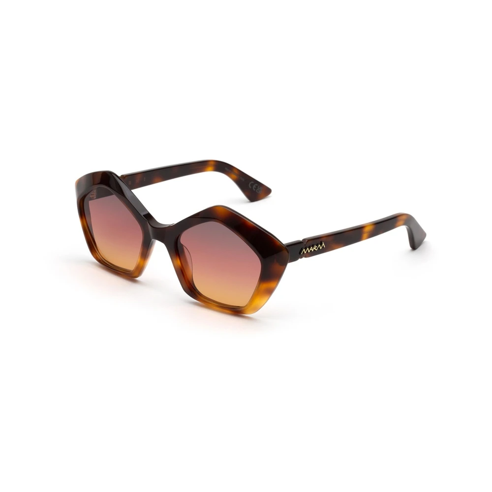 Marni Unisex Brown Eluvi Sunglasses - Sunglasses - 54 Mm - Accessories