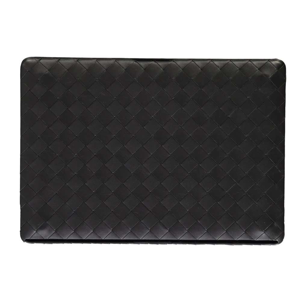 Bottega Veneta Leren Mac Book Hoes Black Heren