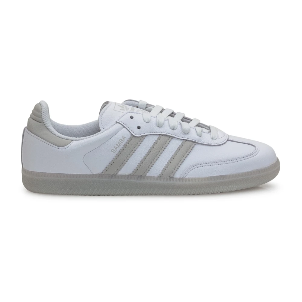 Adidas Originals Witte & Grijze Leren Sneakers Heren Schoenen