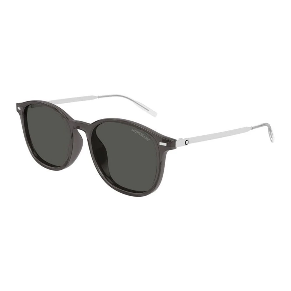 Montblanc Men's Gray 0454Sa 004 Sunglasses - Sunglasses - 54 Mm - Accessories
