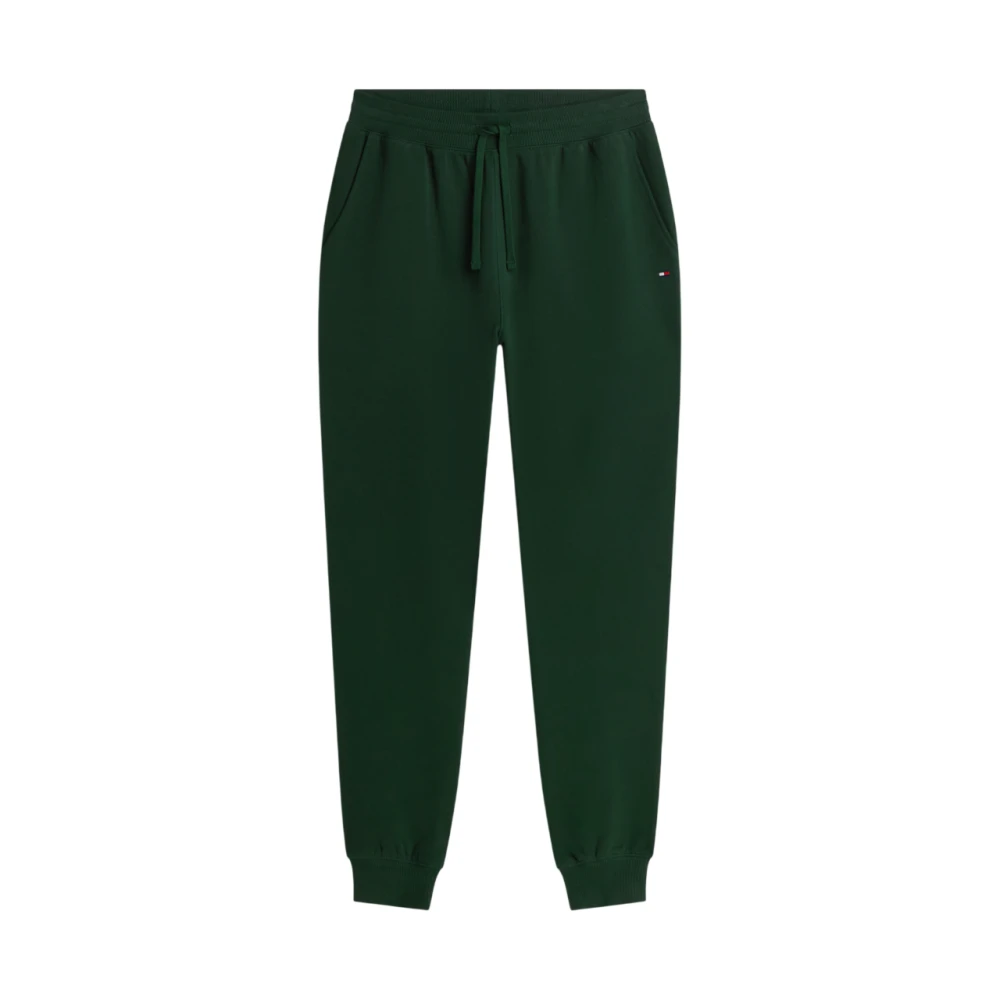 Tommy Hilfiger Men's Green Sweatpants, M, Essential Terry Joggers