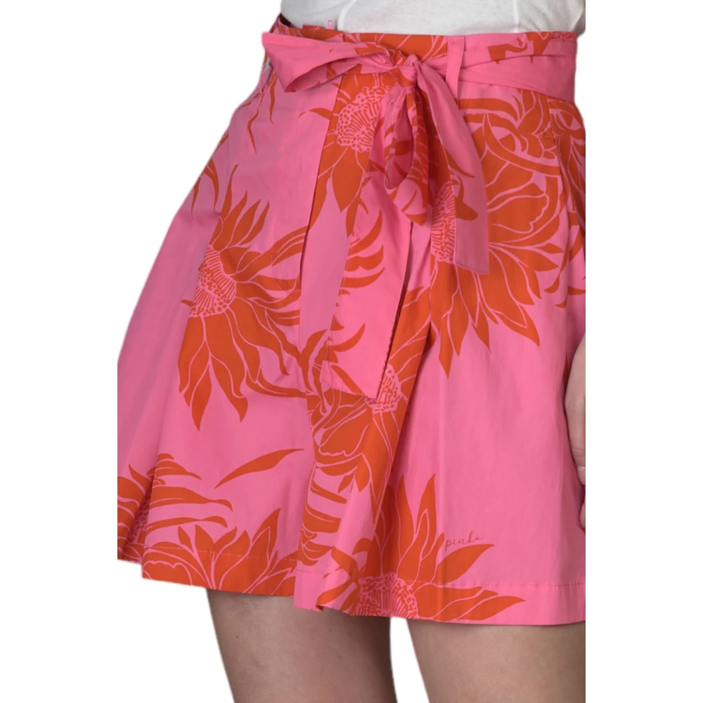 pinko Bloemen Sereno Shorts Multicolor Dames