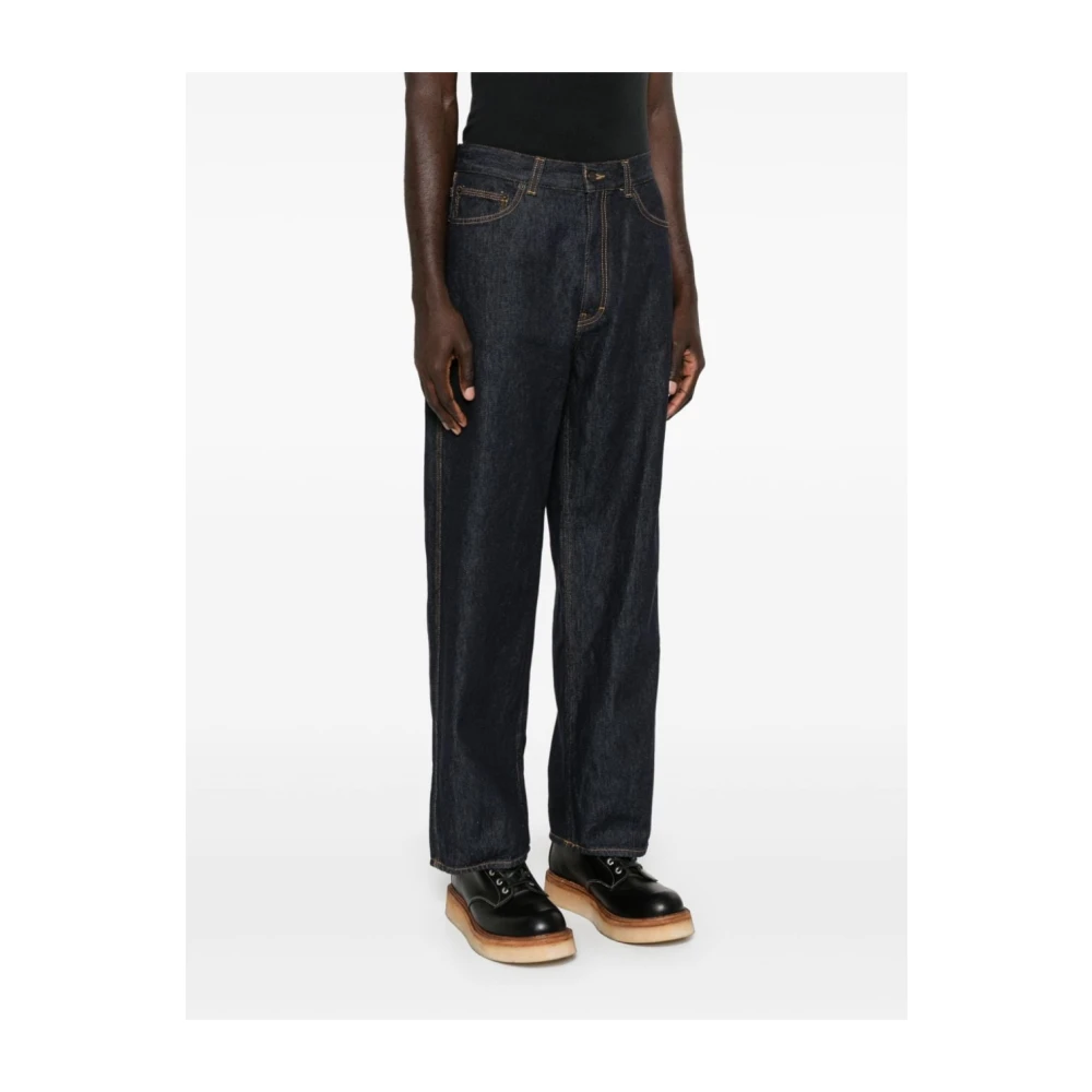 Haikure Stay Raw Denim Jeans Blue Heren