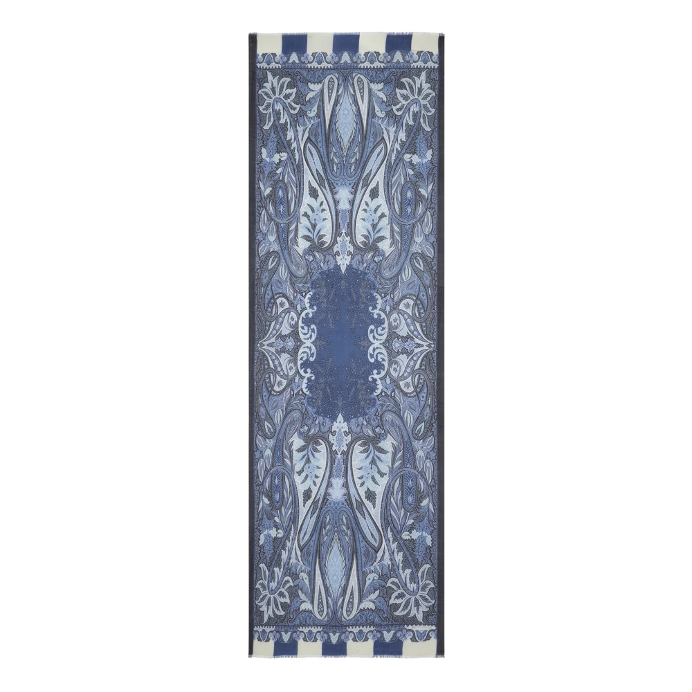 ETRO Stijlvolle Sjaals Collectie Blue Heren