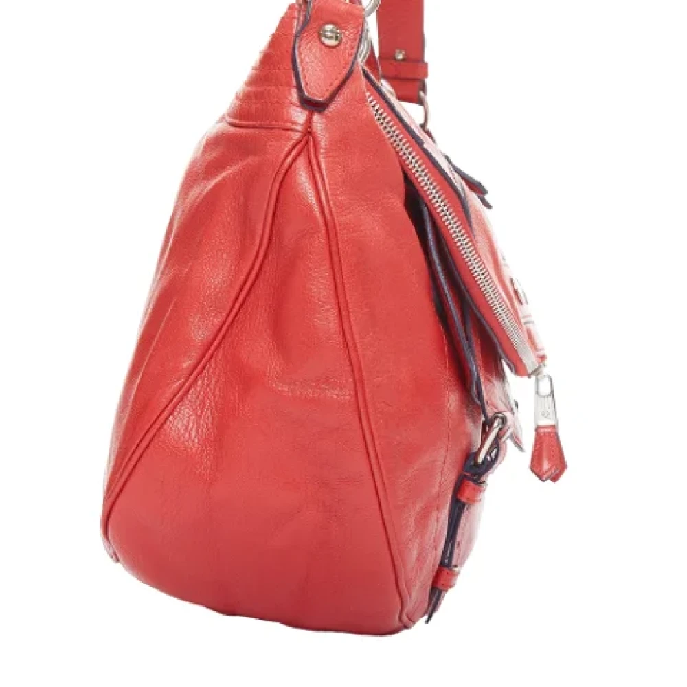 Alexander McQueen Pre-owned Leather crossbody-bags Red Dames