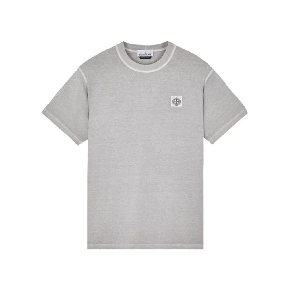 Stone Island Slim Fit T-shirts en Polos Gray Heren