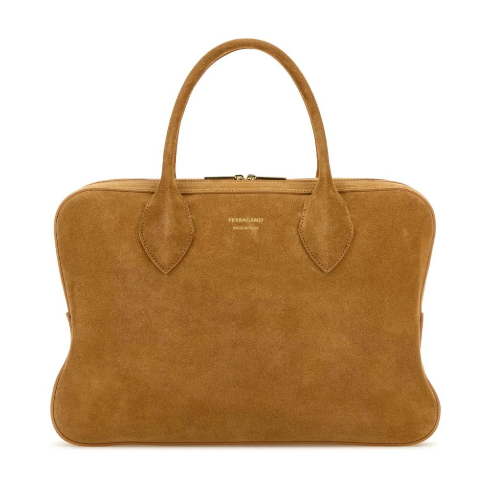 Ferragamo Women's Brown Stella T.h L Handbag - Handbags - One Size - Bags