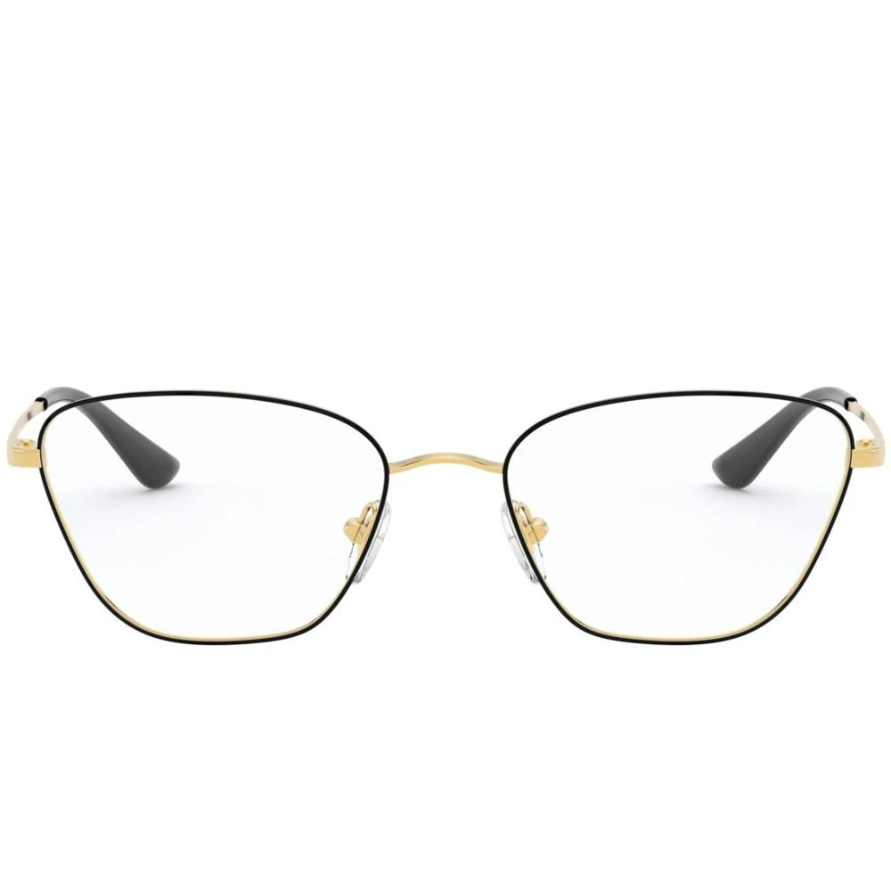 Vogue Stijlvolle Zwart Gouden Brillenmontuur Yellow Unisex