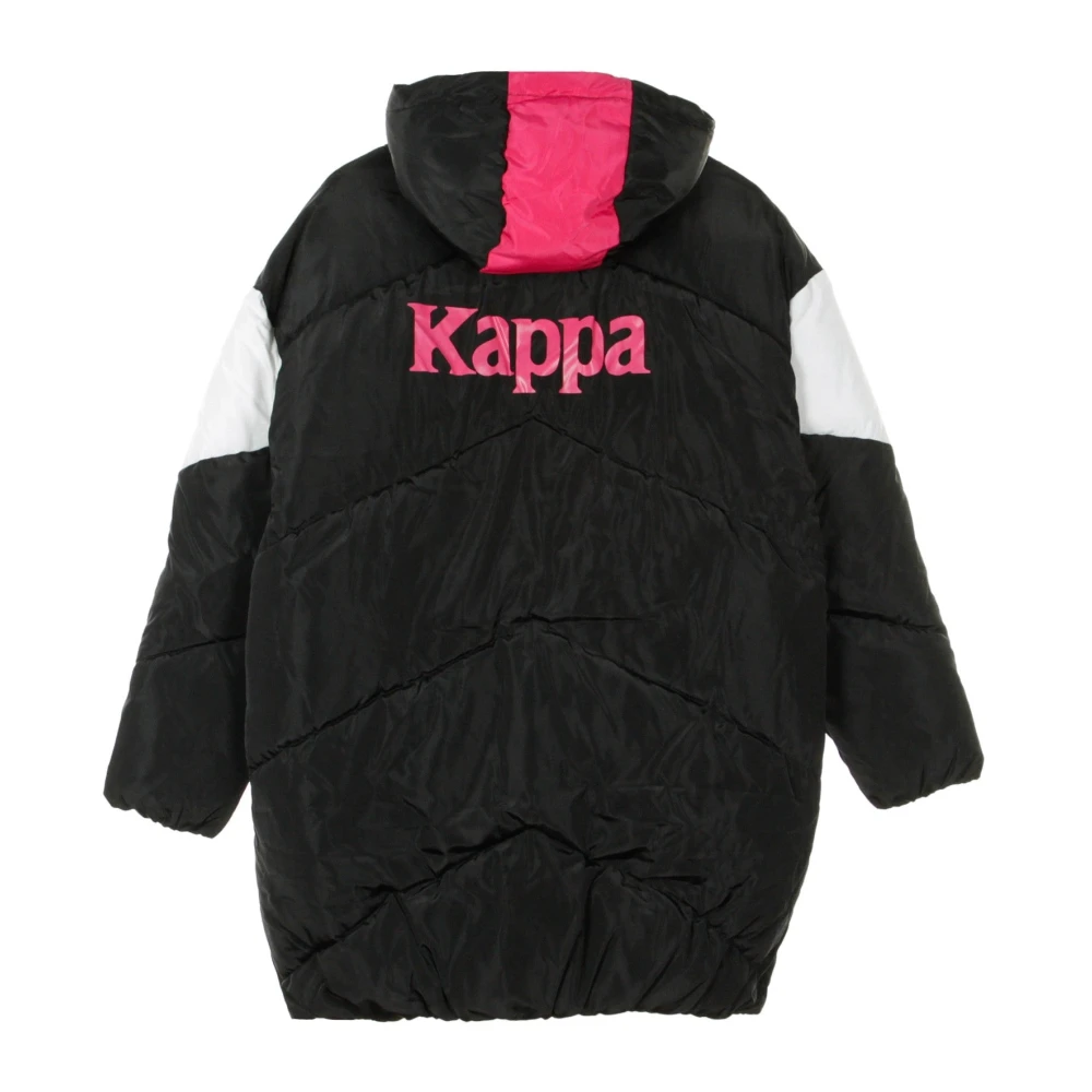 Kappa Stijlvolle lange donsjas voor dames Black Dames