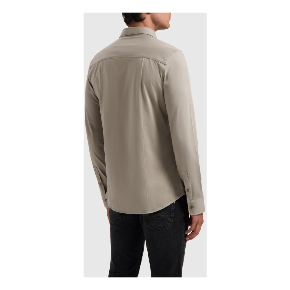 Pure Path Elegant Jersey Shirt Beige Heren