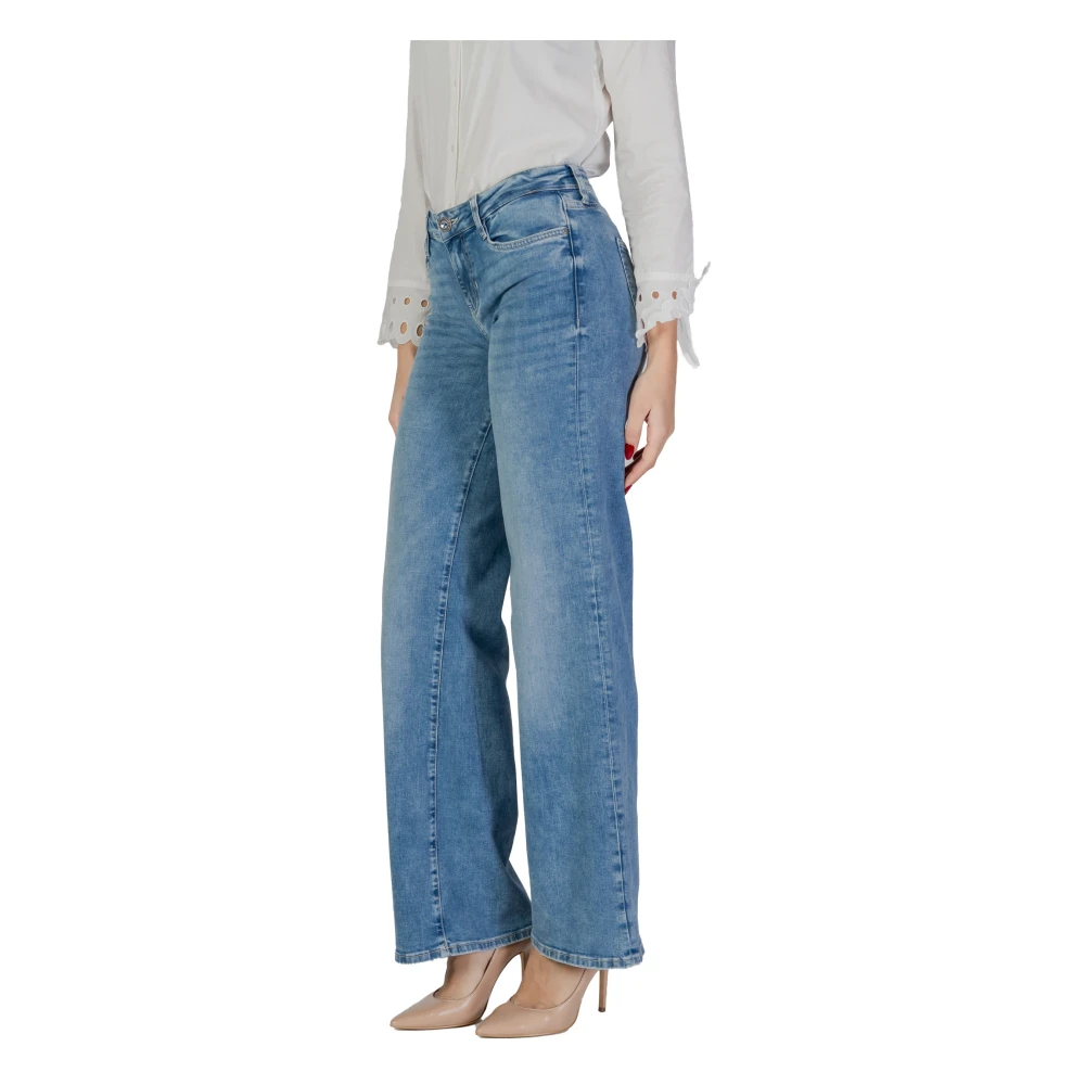 Guess Palace Broek voor Vrouwen Lente Zomer Collectie Blue Dames