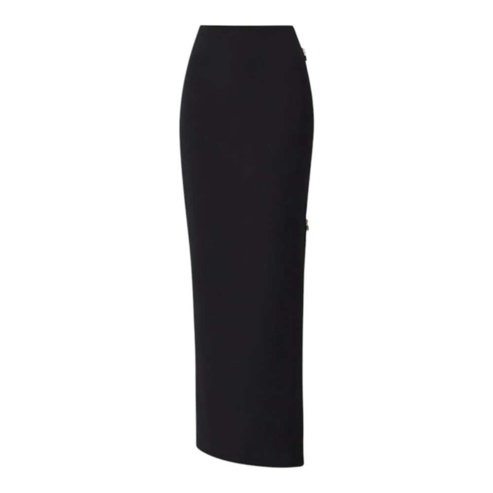 Elisabetta Franchi Women's Black Maxi Skirts, Xl, Maxi Skirt