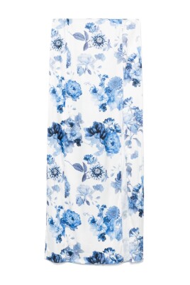 clear-blue-floral-print-skirt