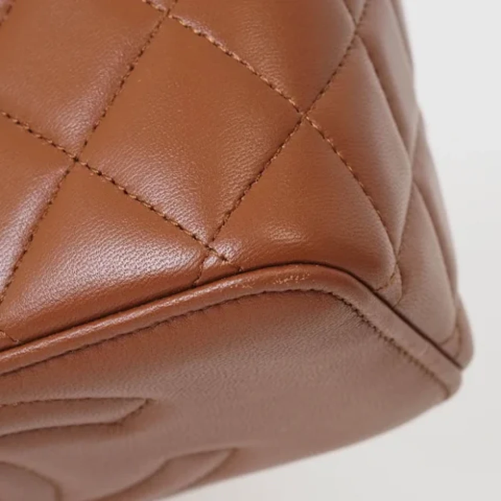 Chanel Vintage Pre-owned Leather chanel-bags Brown Dames