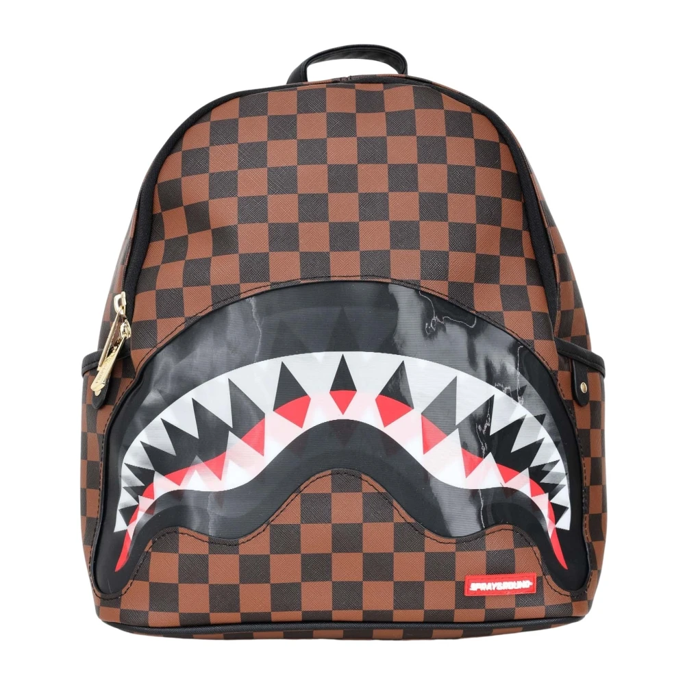 Sprayground Parijs Haaien Lenticular Chomp Rugzak Brown Unisex