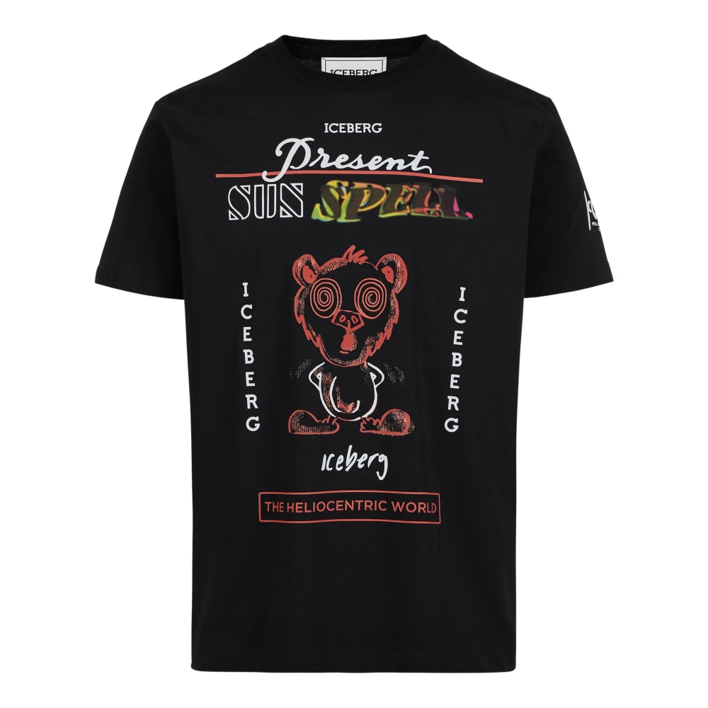 Iceberg - Tops > T-Shirts - Black - Iceberg - Modalova