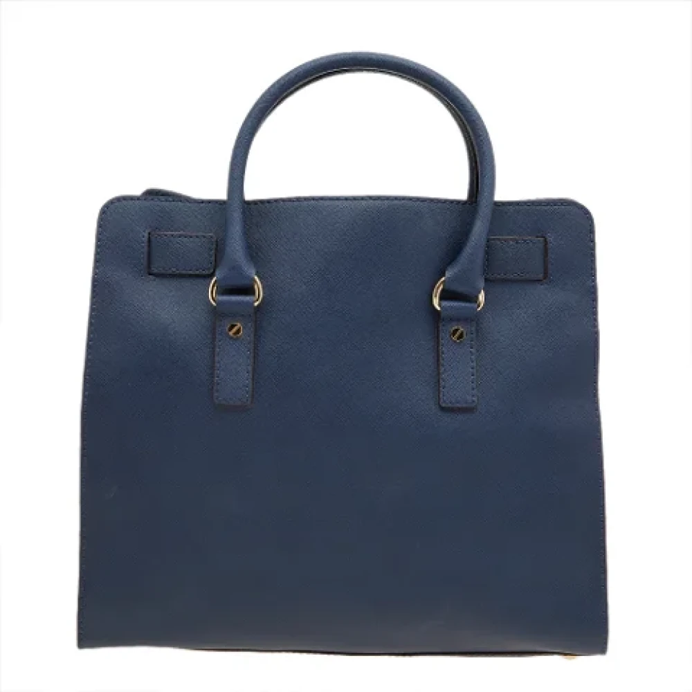 Michael Kors Pre-owned Leather totes Blue Dames