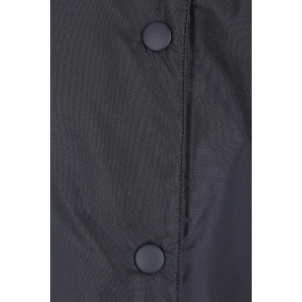Aspesi Blauwe Nylon Thermore Overhemdjasje Blue Dames