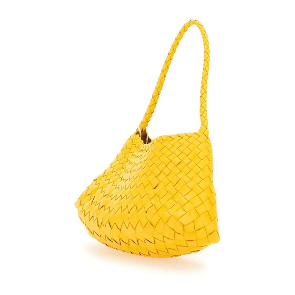 Dragon Diffusion Gele leren handtas Rosanna stijl Yellow Dames