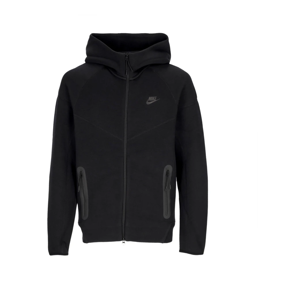 Nike Men's Black Tech Fleece Zip Hoodie