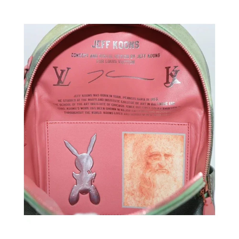 Louis Vuitton Vintage Pre-owned Fabric backpacks Green Dames