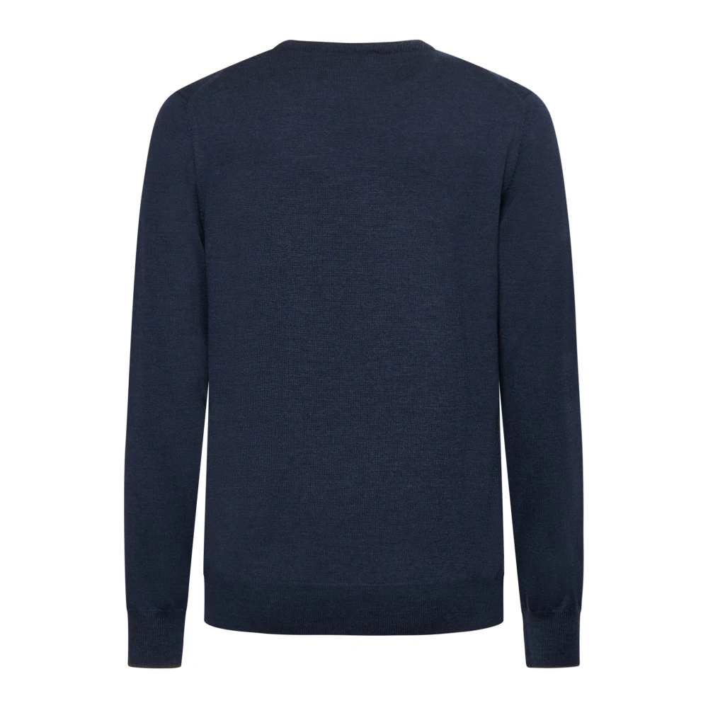 D4.0 Blauwe Sweaters voor Mannen Blue Heren