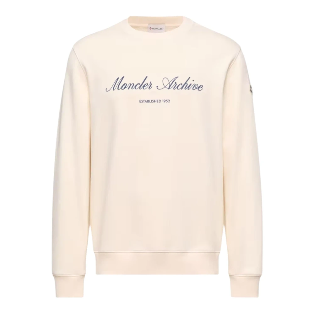 Moncler Men's Beige Sweatshirts & Hoodies - Sweatshirts - L - Sweatshirts & Hoodies