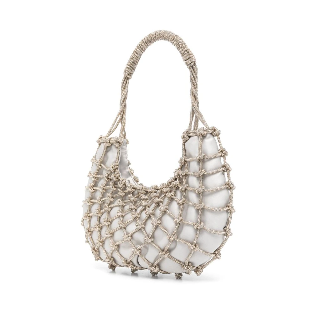 Rosantica Kristalversierde Goudkleurige Handtas Gray Dames