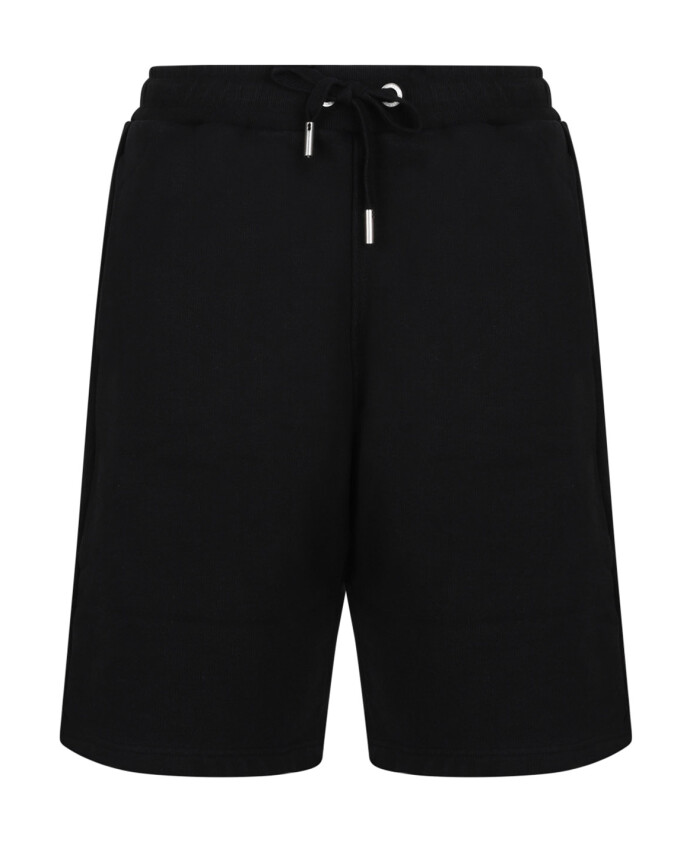 zwarte-monogram-patroon-shorts