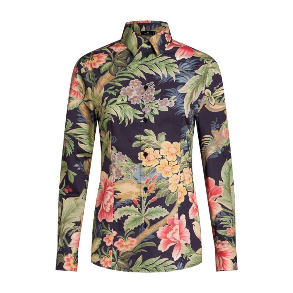 ETRO Bloemenprint Knoopshirt Multicolor Dames
