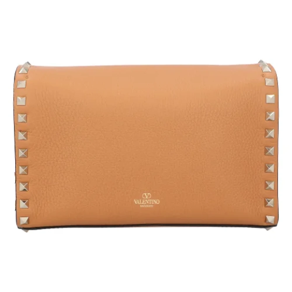 Valentino Leather shoulder-bags Brown Dames