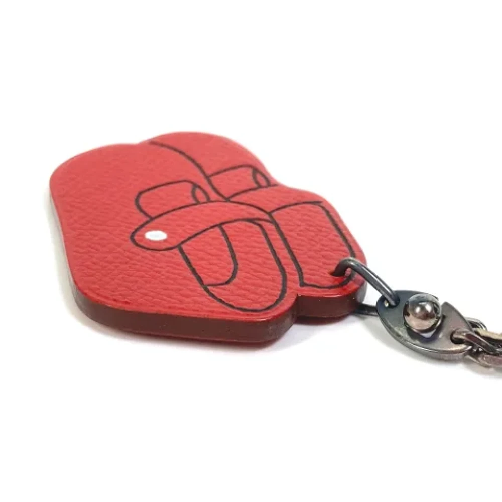 Hermès Vintage Pre-owned Leather key-holders Red Dames