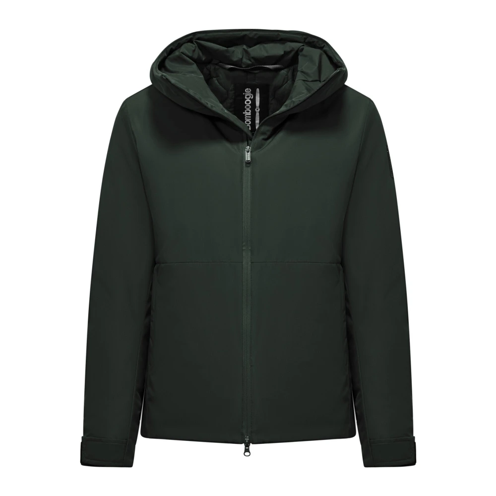 BomBoogie PrimaLoft Gewatteerde Hoodie Jas Green Heren