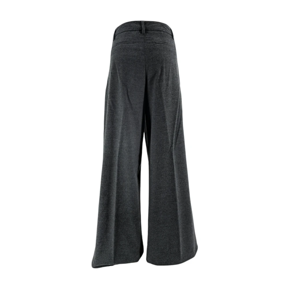 Myths Palazzo Stijl Grijze Broek Gray Dames