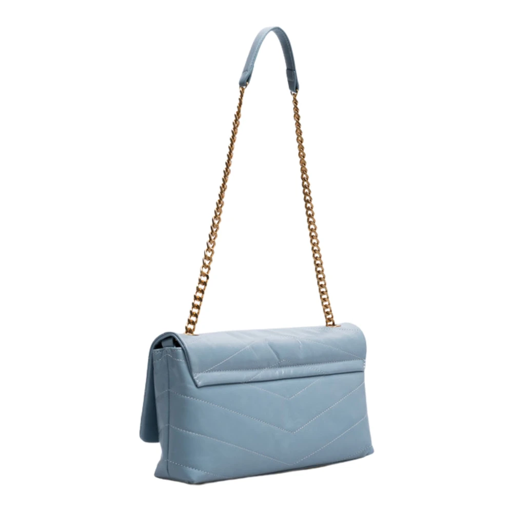 Twinset Heldere Blauwe Schoudertas Madison Stijl Blue Dames