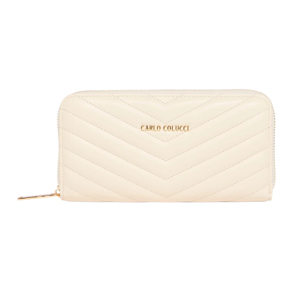Carlo Colucci Women's Beige Stylish Wallets & Cardholders