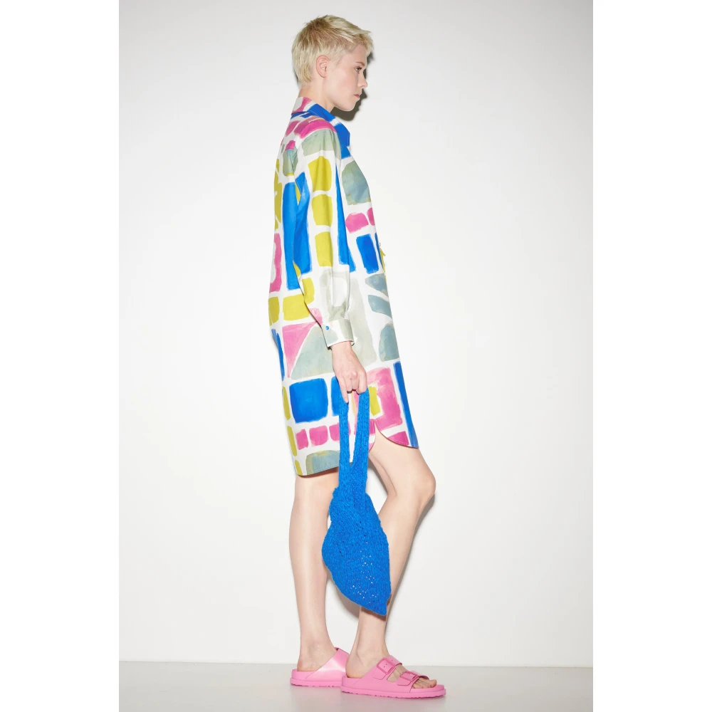 LUISA CERANO Ethnic-Print Overhemdjurk Multicolor Dames