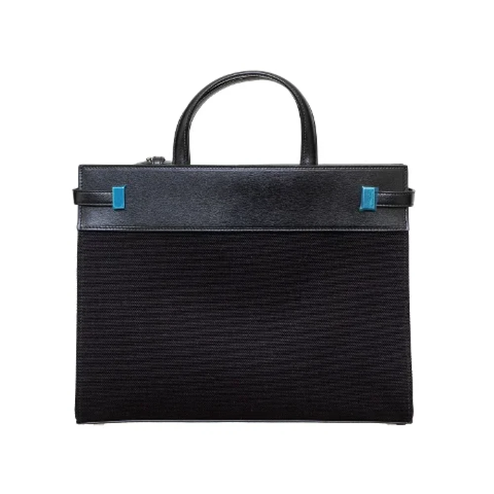 Yves Saint Laurent Vintage Pre-owned Leather handbags Black Dames