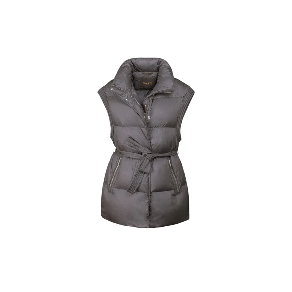 Moorer - Jackets > Vests - Gray - Moorer - Modalova