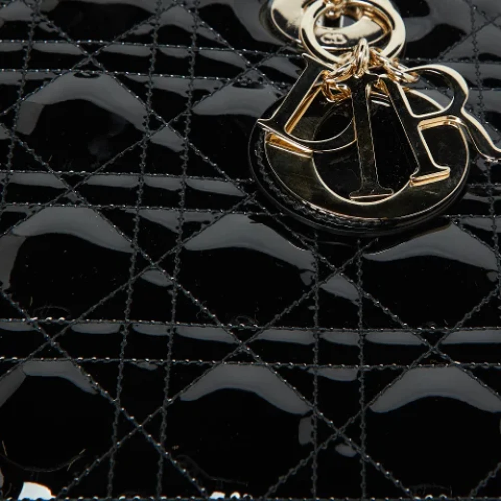 Dior Vintage Pre-owned Lady Dior Tote Black Dames