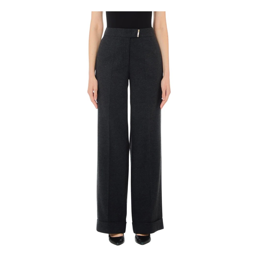 Liu Jo Elastische Taille Broek Gray Dames