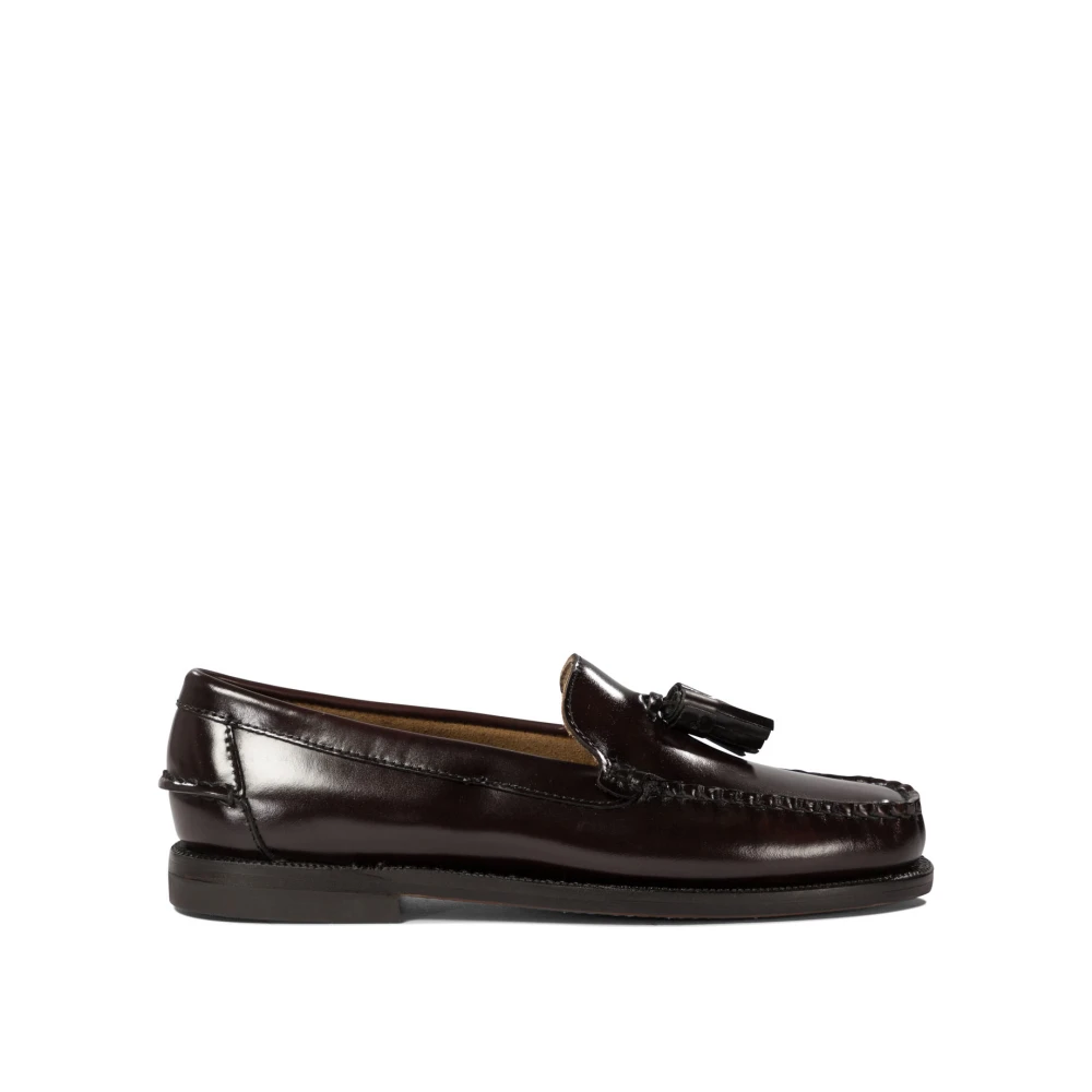 Sebago Vrouw Bruin Schoenen Dames, 36 Eu, Leer, E Loafer Schoenen Klassieke Stijl