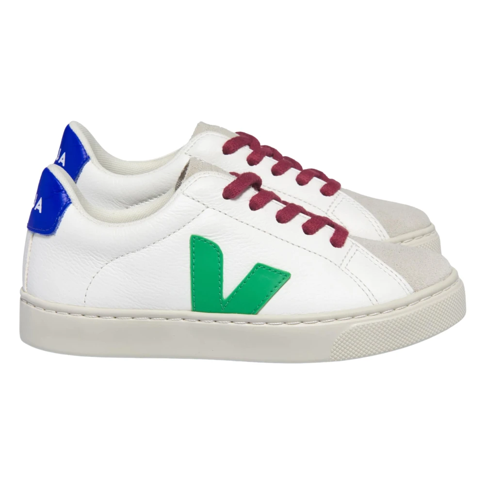 Veja Unisex Kids White Kids Sneakers, 36 Eu, Leather Esplar Trainers