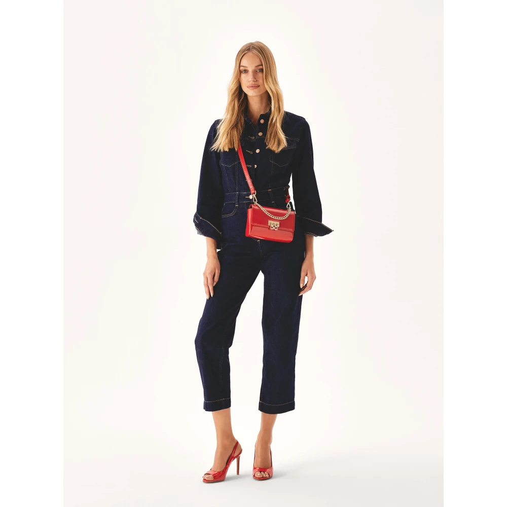 Kazar Rode kleine handtas met schouderband Red Dames