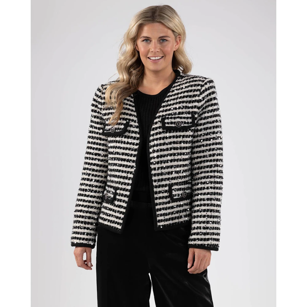 Nukus Leicester Blazer Jas Black Dames