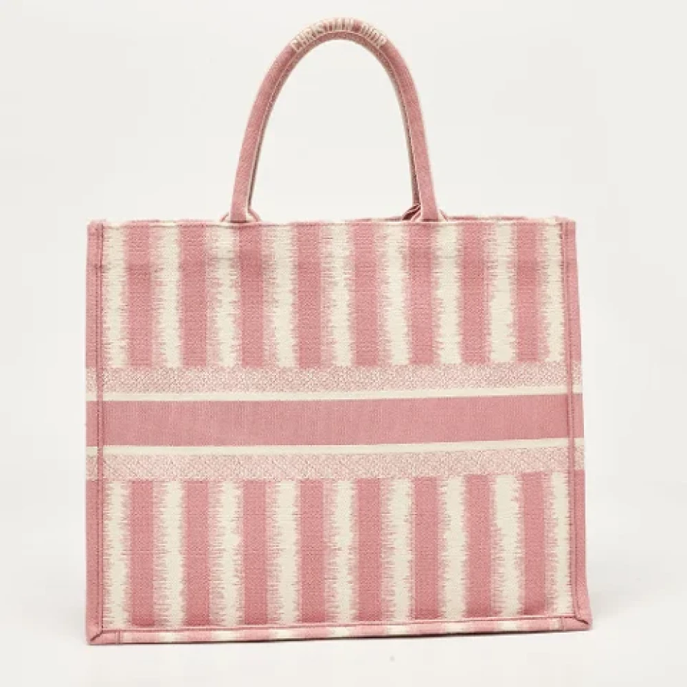 Dior Vintage Pre-owned Canvas totes Pink Dames
